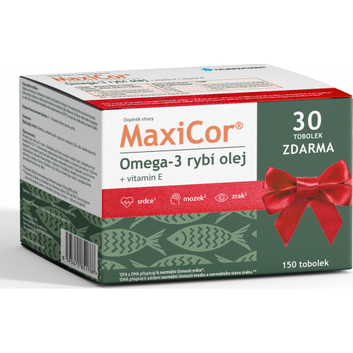 MaxiCor Omega-3 120+30 tablets